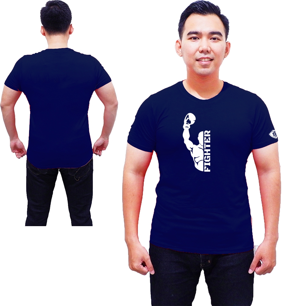 Kaos Gym Pria FIghter Boxing Musclefit