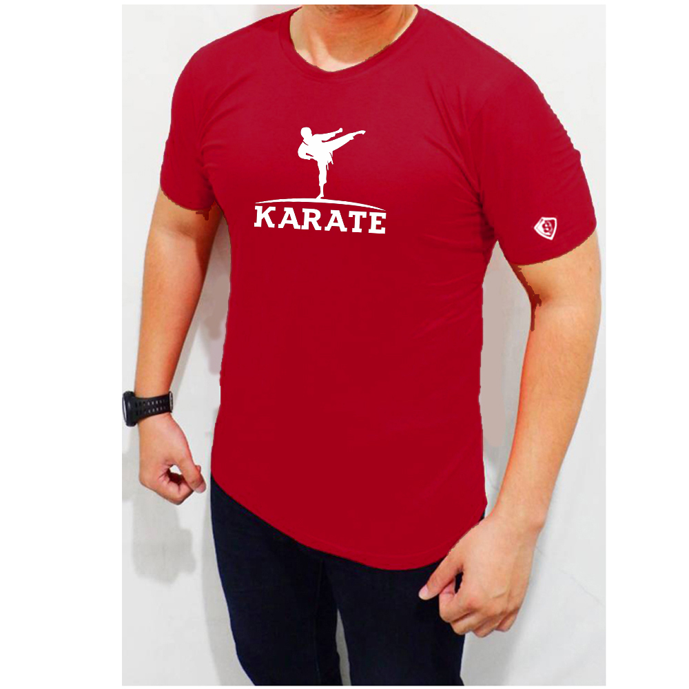 Baju Kaos Karate Bodyfit