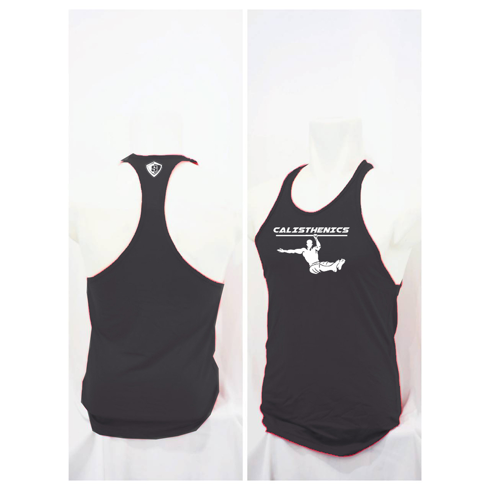 Baju Singlet Calisthenics Musclefit Pria Fitness