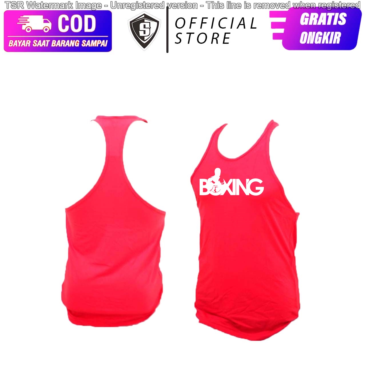 Singlet Workout Pria Musclefit Boxing Petinju Stretch – Siladamas Store ...